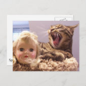 Spike haat poppen briefkaart (Voorkant / Achterkant)