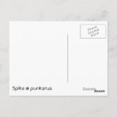 Spike haat poppen briefkaart (Achterkant)