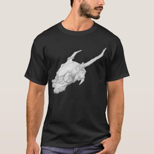 Spike-hert Skull T-Shirt (Voorkant)