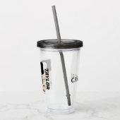 Spike in een Moonlit woestijn Acryl Drinkbeker (Links)