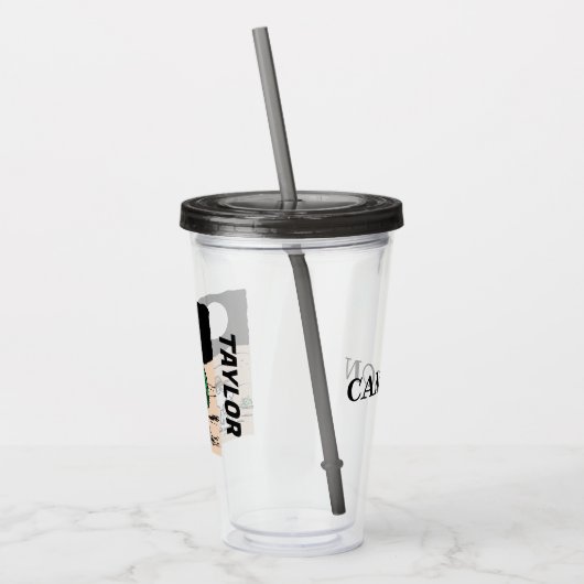 Spike in een Moonlit woestijn Acryl Drinkbeker (Links)