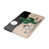 Spike in een Moonlit woestijn Badmat (Gekanteld)