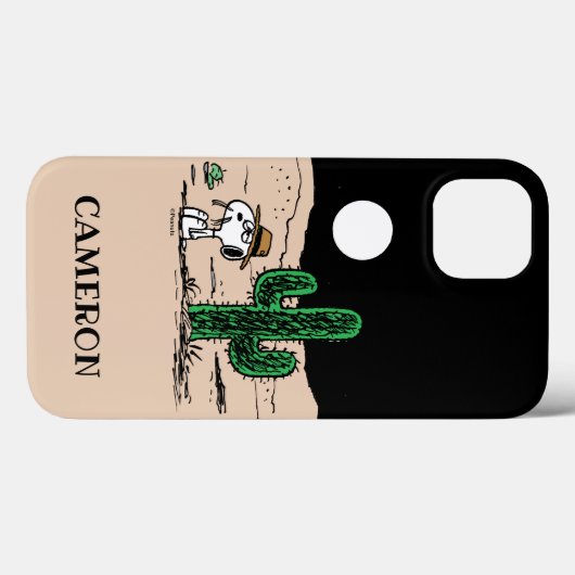 Spike in een Moonlit woestijn Case-Mate iPhone Case (Achterkant (horizontaal))