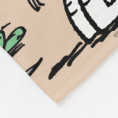 Spike in een Moonlit woestijn Fleece Deken (Hoek)