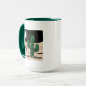 Spike in een Moonlit woestijn Mok (Voorkant links)