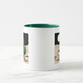 Spike in een Moonlit woestijn Mok (Midden)