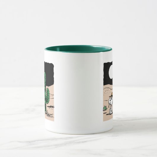 Spike in een Moonlit woestijn Mok (Midden)