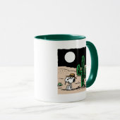 Spike in een Moonlit woestijn Mok (Voorkant rechts)