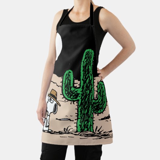 Spike in een Moonlit woestijn Schort (Insitu)