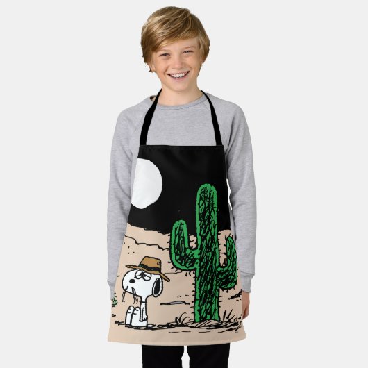 Spike in een Moonlit woestijn Schort (Gedragen)