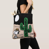 Spike in een Moonlit woestijn Tote Bag (Dichtbij)