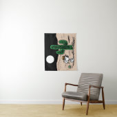 Spike in een Moonlit woestijn Wandkleed (In situ)