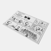 Spike is dirigent van het orkest deurmat (Schuin)