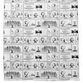 Spike is dirigent van het orkest douchegordijn (Voorkant)