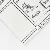 Spike is dirigent van het orkest fleece deken (Hoek)