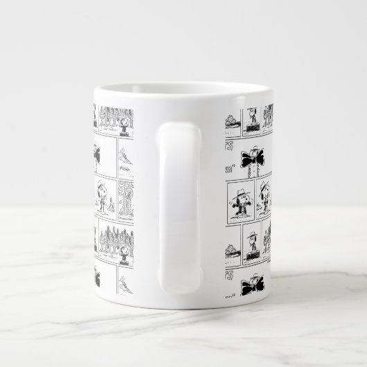 Spike is dirigent van het orkest grote koffiekop (Achterkant)