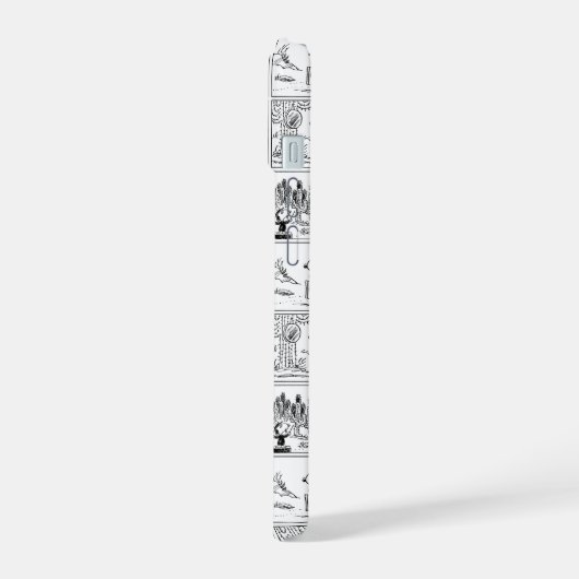 Spike is dirigent van het orkest iPhone 15 case (Linkerkant)