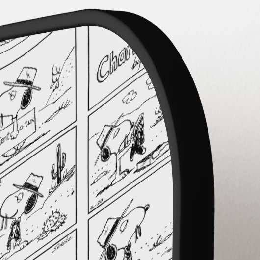 Spike is dirigent van het orkest pickleball paddle (Links Detail)