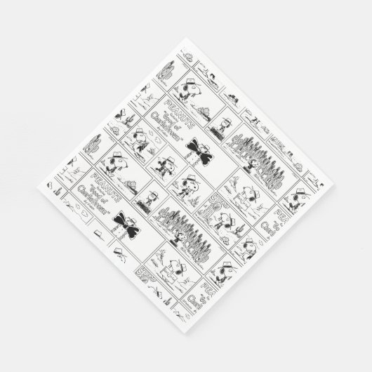 Spike is dirigent van het orkest servet (Hoek)