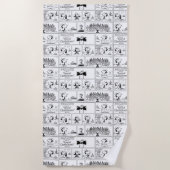 Spike is dirigent van het orkest strandlaken (Voorkant)