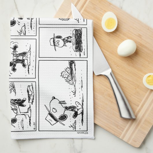 Spike is dirigent van het orkest theedoek (Quarter Fold)