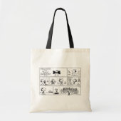 Spike is dirigent van het orkest tote bag (Voorkant)