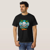 Spike It met Retro Volleybal Graphics T-shirt (Voorkant volledig)