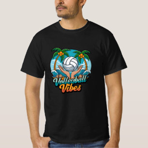 Spike It met Retro Volleybal Graphics T-shirt