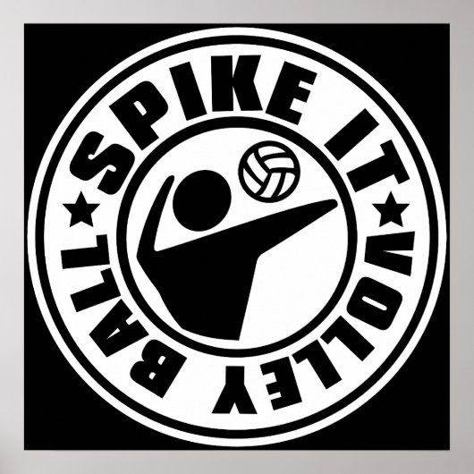 Spike_it_Volleyball Poster (Voorkant)