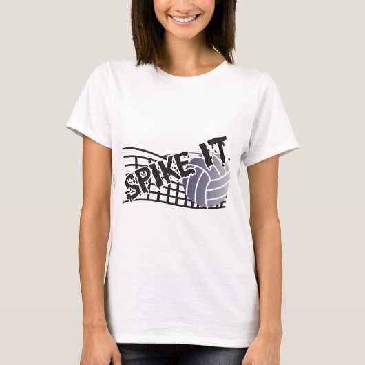 Spike it Volleyball T-shirt (Voorkant)