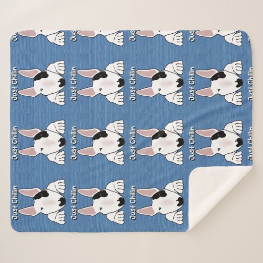 Spike "Just Chillin'" Sherpa Deken (Voorkant (horizontaal))