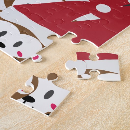 Spike Kerstmis Jigzaag Legpuzzel (Zijkant)