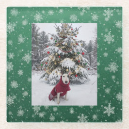 Spike "Let it snow" Glazen Onderzetter