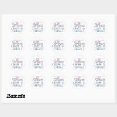 Spike like a Girl Ronde Sticker (Vel)