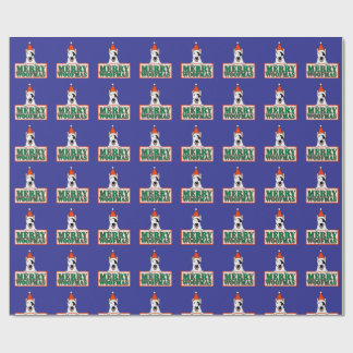Spike "Merry Woofmass" gift wrap Cadeaupapier