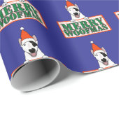 Spike "Merry Woofmass" gift wrap Cadeaupapier (Rol Hoek)