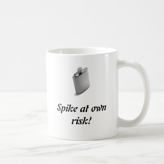 Spike op eigen risico. koffiemok (Rechts)