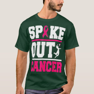 Spike Out Cancer Volleyball Player Breast Cancer M T-shirt