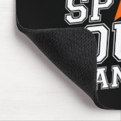 Spike out volleybal leukemie kankerbewustzijn rib muismat (Hoek)