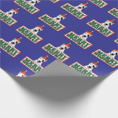 Spike "Prettig Woof-feest" cadeauverpakking Cadeaupapier (Hoek)