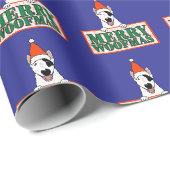 Spike "Prettig Woof-feest" cadeauverpakking Cadeaupapier (Rol Hoek)