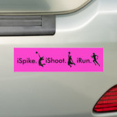 Spike. Schiet op. Ik loop. Bumpersticker (Op auto)