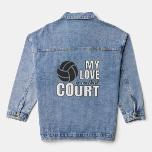 Spike, schop, zwaai! Volleybal, Voetbal & Softbal Denim Jacket