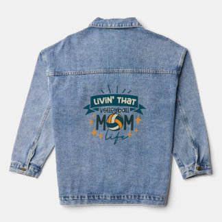 Spike, schop, zwaai! Volleybal, Voetbal & Softbal Denim Jacket