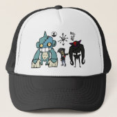 Spike, Squidy en Rilla Trucker Pet (Voorkant)