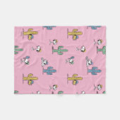 Spike Sugar Pop Pattern Fleece Deken (Voorkant (Horizontaal))