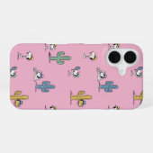 Spike Sugar Pop Pattern iPhone 16 Hoesje (Achterkant horizontaal)