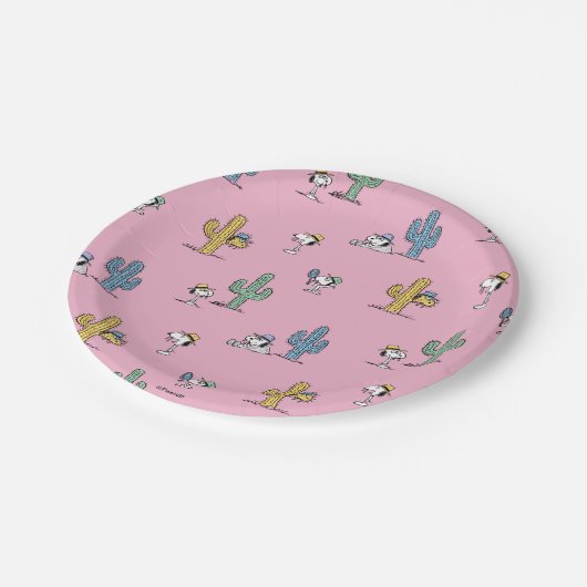 Spike Sugar Pop Pattern Papieren Bordje (Gekanteld)