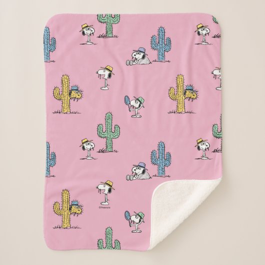 Spike Sugar Pop Pattern Sherpa Deken (Voorkant)