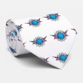 Spike Tattoo ontwerp Stropdas (Opgerold)